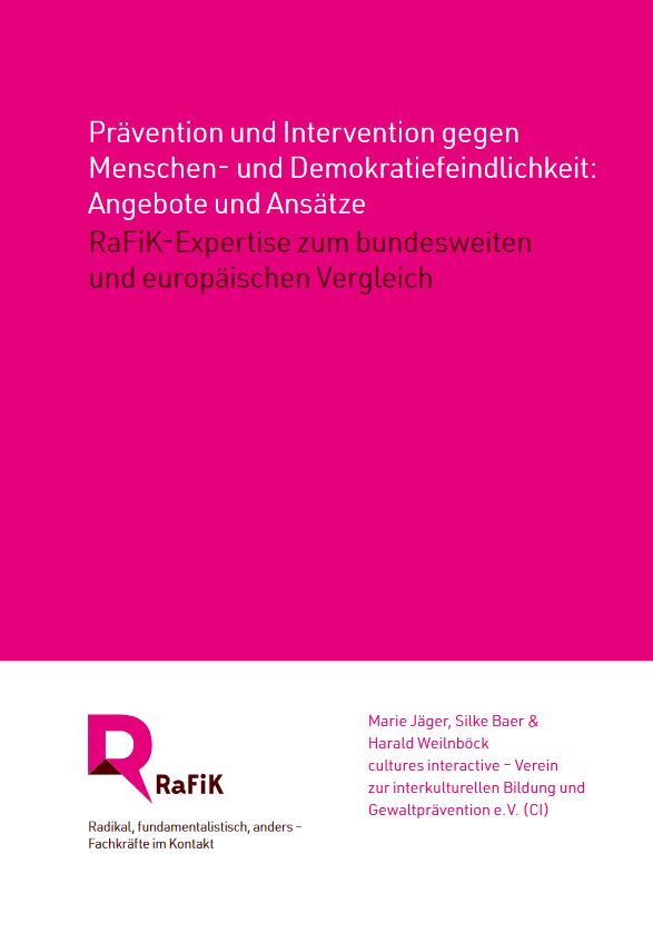 Cover der Broschüre Prävention und Intervention