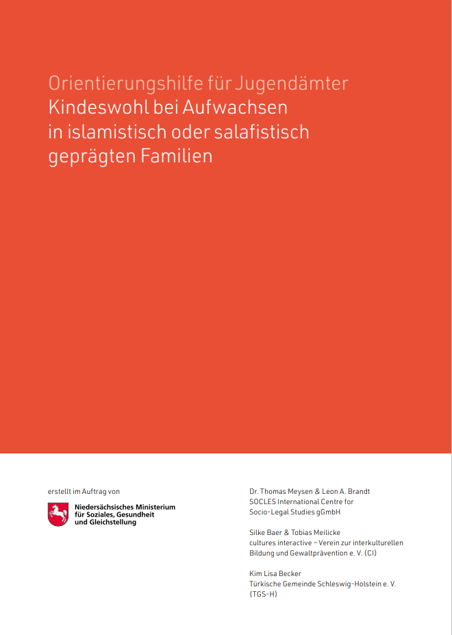 Cover der Orientierungshilfe für Jugendämter