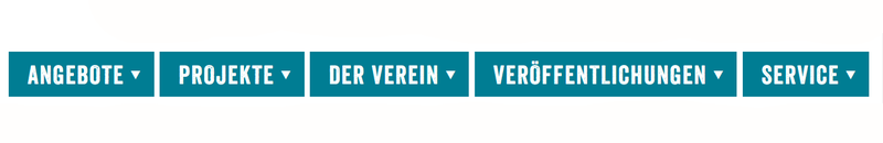 Bereiche der Homepage